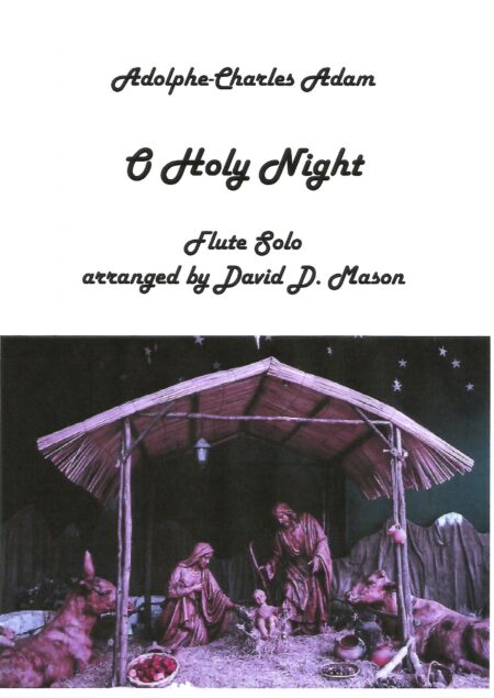O Holy Night Flute Solo Front Cover scaled scaled