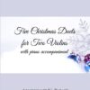 Five Christmas Duets for Two Violins with Piano Accompaniment webcover
