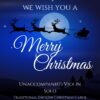 We Wish You a Merry Christmas - Unaccompanied Violin Solo webcover