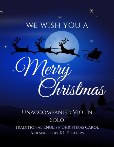 We Wish You a Merry Christmas - Unaccompanied Violin Solo webcover