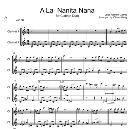 2020 12 18 11 05 08 A la Nanita Nana Clar 2 V2 Partitur und Stimmen PDF XChange Viewer 1