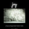 Joy - Unaccompanied Violin Solo webcover