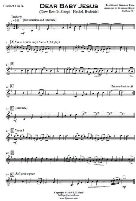 502 Dear Baby Jesus Concert Band SAMPLE page 04