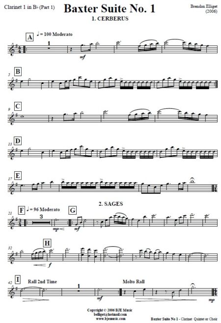 503 Baxter Suite No 1 Clarinet Quintet SAMPLE page 05