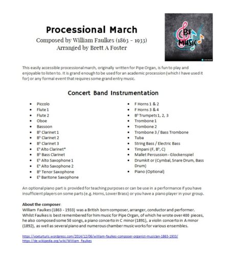 Processional March Information