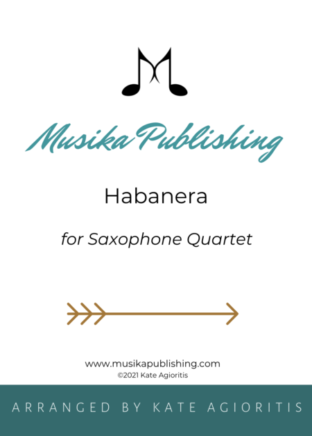 Habanera - for Saxophone Quartet
