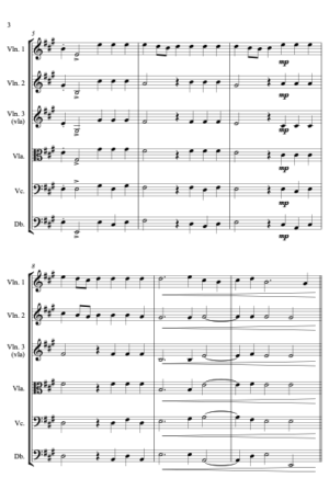Alla Hornpipe – for String Orchestra