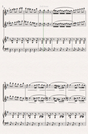 “Gypsy Dance” (From Bizet’s Carmen). For Flute Duet and Piano- Intermediate.