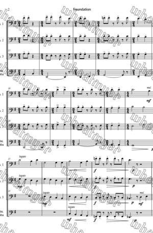FOUNDATION – Trombone Quartet