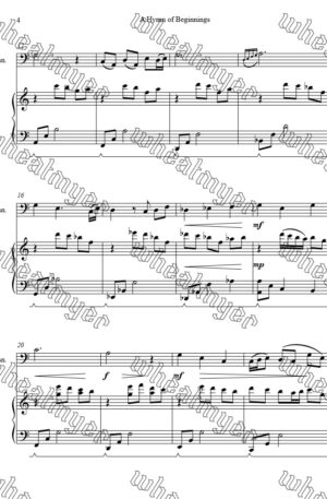 A Hymn of Beginnings – Bassoon and Piano