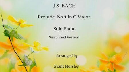 Bach prelude no1 piano solo