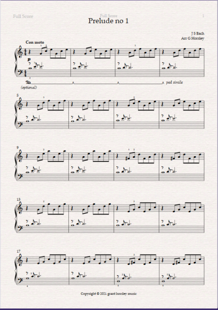 Bach prelude 1