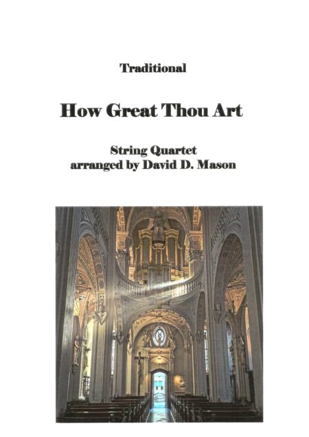 How Great Thou Art String Quartet Front Page scaled scaled