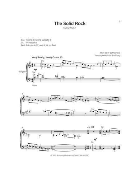 THE SOLID ROCK organ