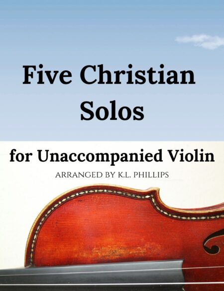 Five Christian Solos for Unaccompanied Violin - Webcover