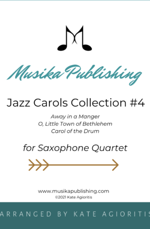 Jazz Carols Collection – Set Four – Saxophone Quartet