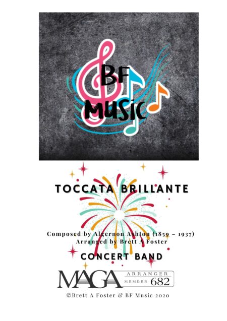 Toccata Brillante by Ashton Concert Band Cover scaled