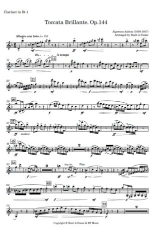 Toccata Brillante Op.144 for Concert Band by Algernon Ashton