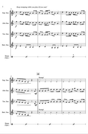 Song of the Wellerman – for Saxophone Quartet