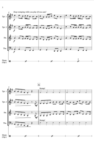 Song of the Wellerman – for Brass Quartet