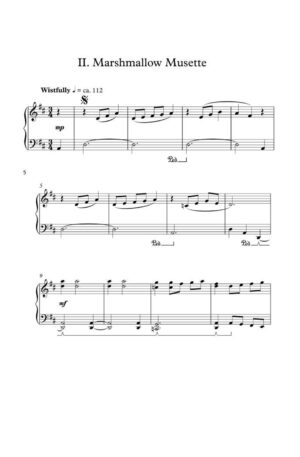 A SWEET SUITE – piano solo (int.)