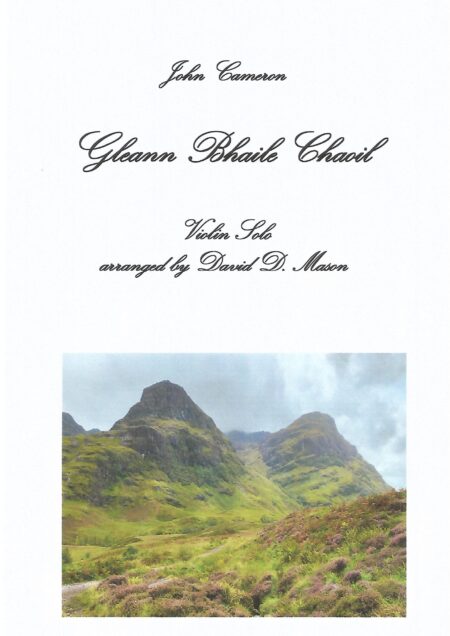 Gleann Bhaile Chaoil Violin Front Page scaled scaled