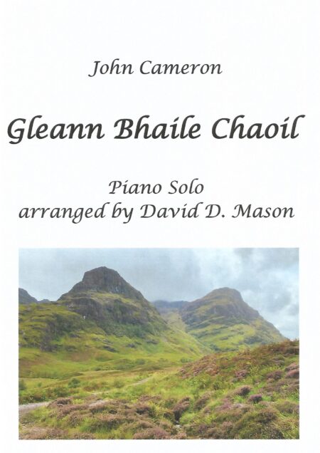 Gleann Bhaile Chaoil Piano front cover scaled scaled