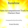 Sunshine piano track clarinet
