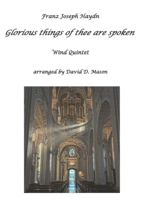 Glorious things of thee are spoken Wind Quintet Front Cover scaled scaled