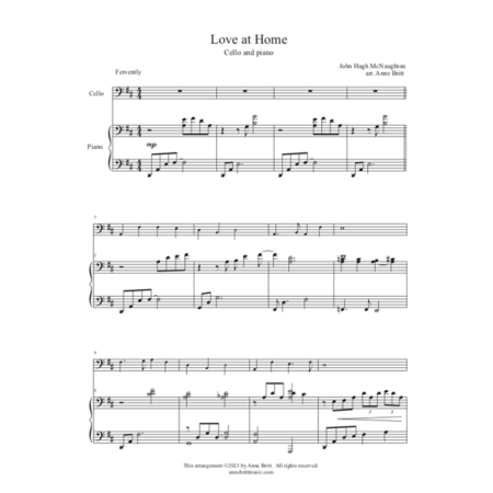 loveathome cellopiano score
