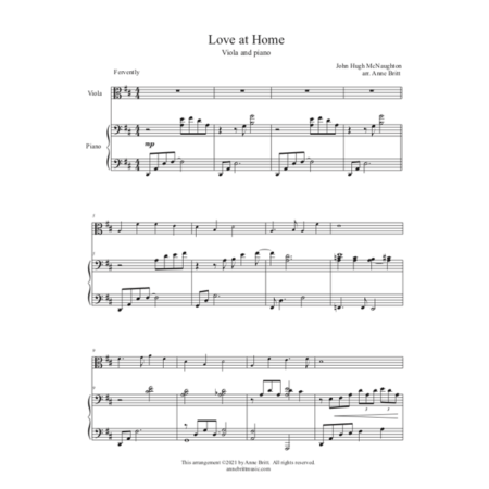 loveathome violapiano score