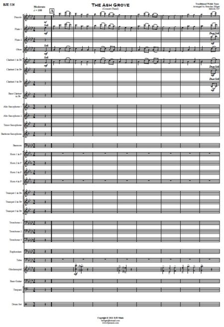 526 The Ash Grove Concert Band SAMPLE page 001