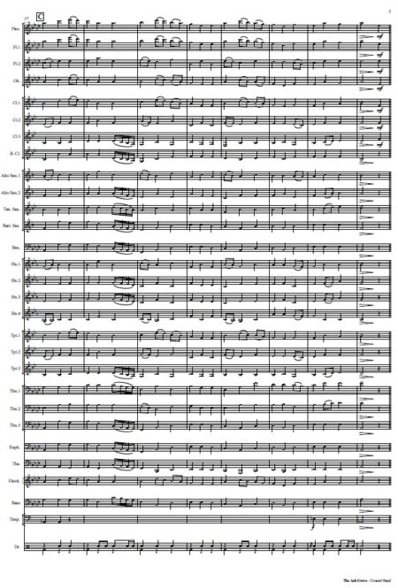 526 The Ash Grove Concert Band SAMPLE page 003