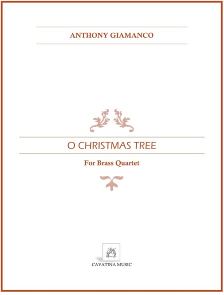 O Christmas Tree brass quartet 0001