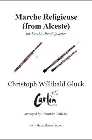 Gluck – Marche religieuse d’Alceste for Double-Reed Quartet