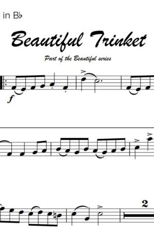 No.1 Beautiful Trinket (Clarinet or Bass Clarinet)
