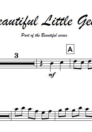 No.2 Beautiful Little Gem (Alto, Tenor or Baritone Saxophone)