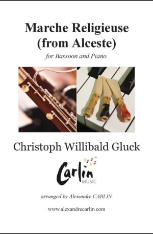 Gluck – Marche religieuse d’Alceste for Bassoon and Piano
