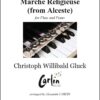 Marche religieuse dAlceste flute piano Webcover with border