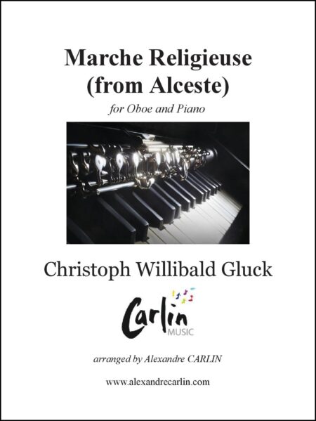 Gluck - Marche religieuse d'Alceste for Oboe and Piano