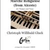 Marche religieuse dAlceste trumpet piano Webcover with border
