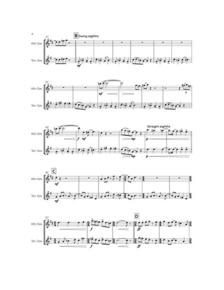 TWICE AS NICE alto and tenor sax duet page2