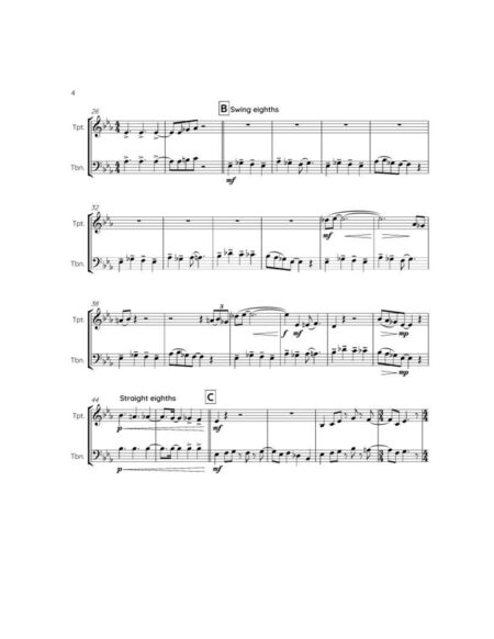 TWICE AS NICE trumpet trombone page2