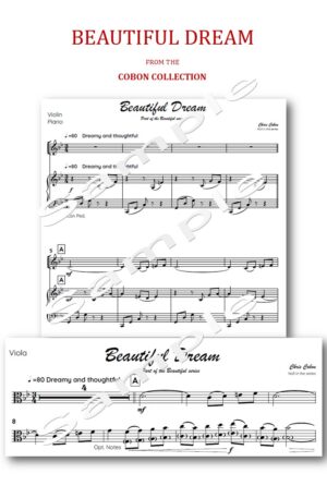 No.3 Beautiful Dream (Violin or Viola)