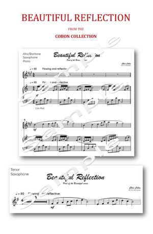 No.5 Beautiful Reflection (Alto, Tenor or Baritone Saxophone)