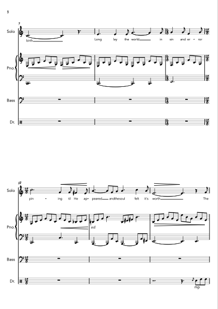 O Holy Night Pentatonix Version Sheet music for Soprano, Alto, Tenor, Bass  voice & more instruments (Choral)