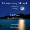 Copy of Nocturne op 54 no 4 grieg