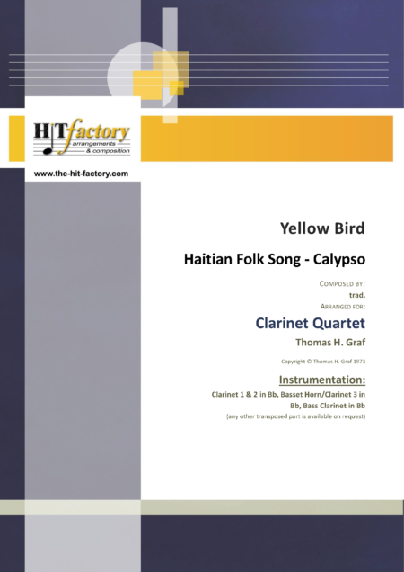 YellowBirdClarinetQuartet Seite 01