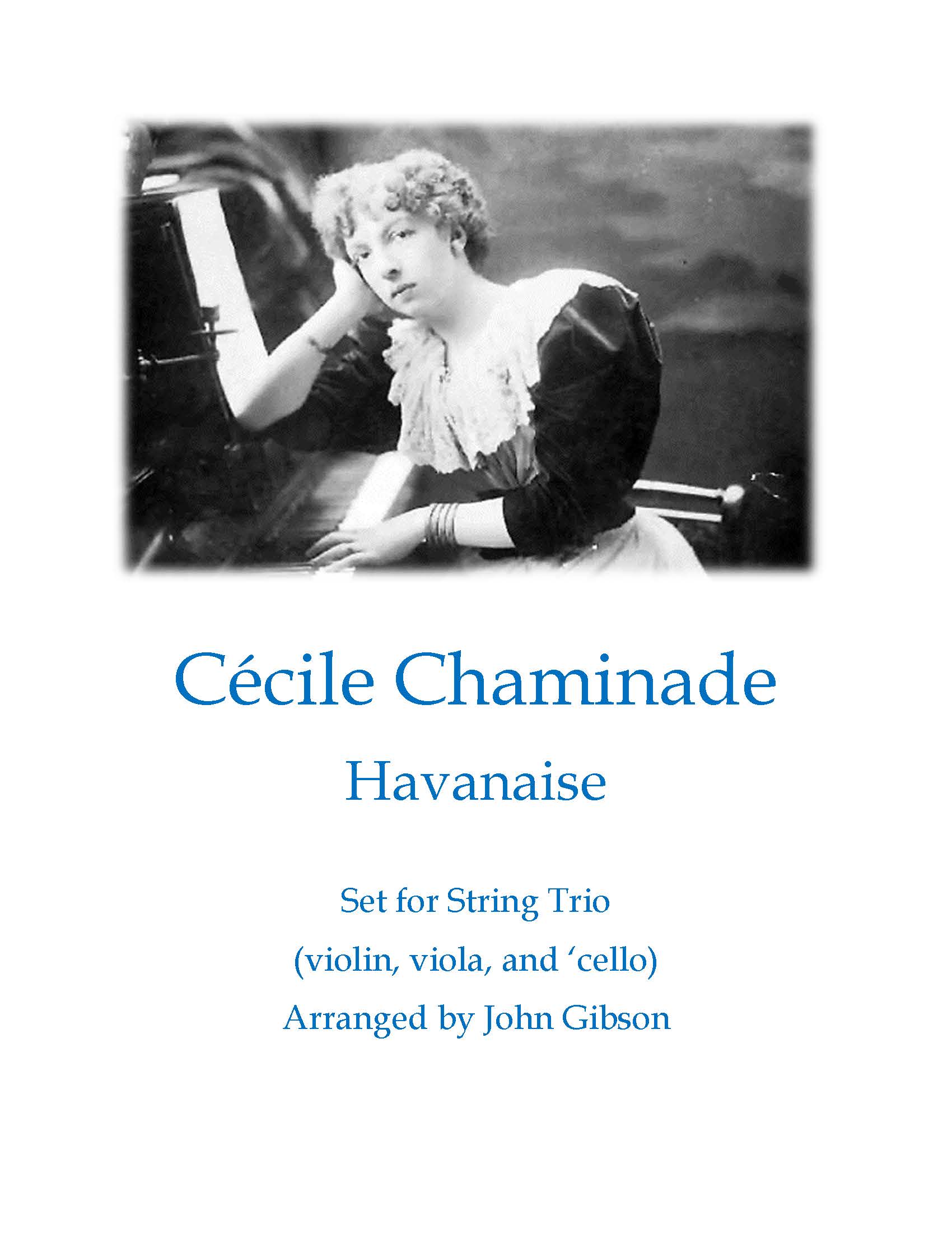 Cecile Chaminade Havanaise (Tango) for String trio