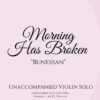Morning Has Broken - Unaccompanied Violin Webcover